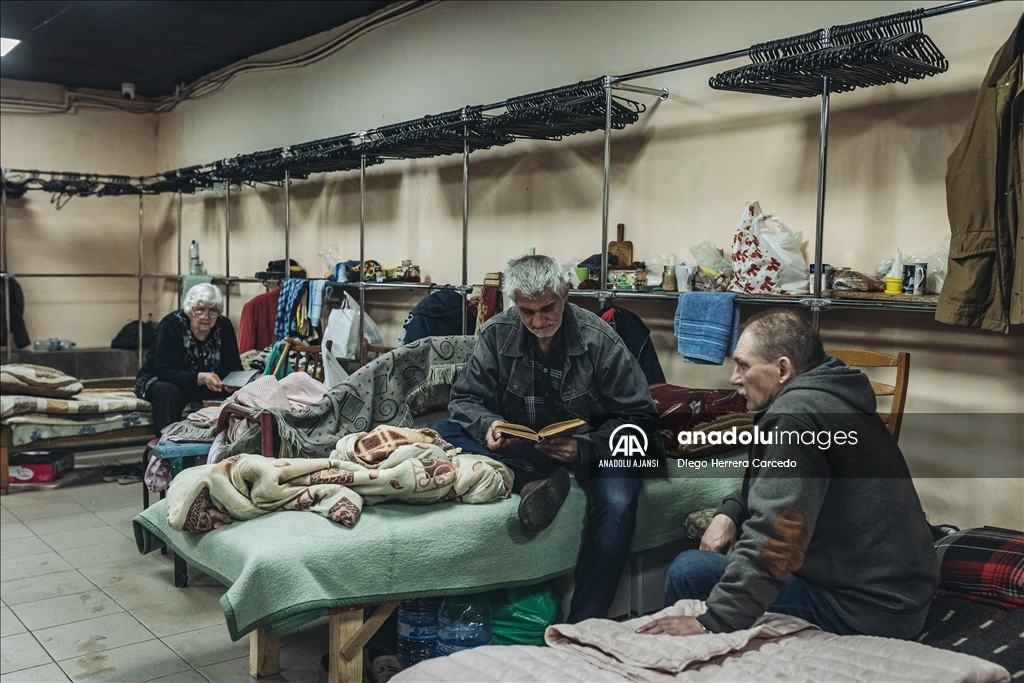 Ukrayna'nın Avdiyivka kentindeki insani yardım merkezi