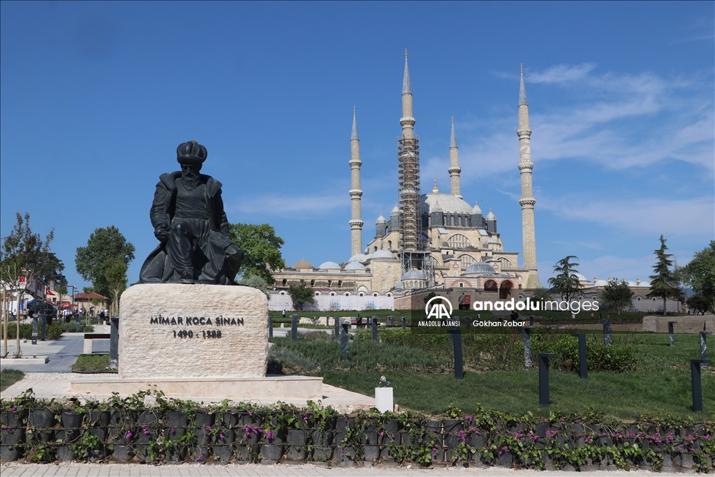 Selimiye'yi "geleceğe taşıyacak" restorasyon çalışmaları sürüyor