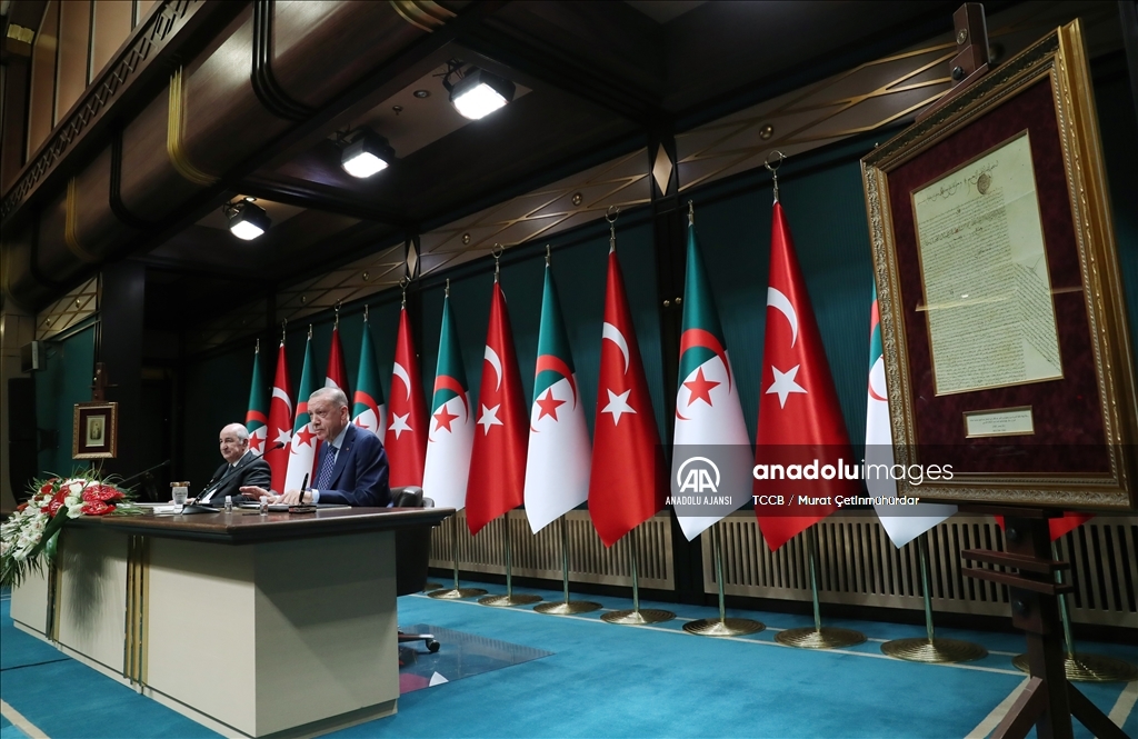 Türkiye ile Cezayir arasında 15 anlaşma imzalandı