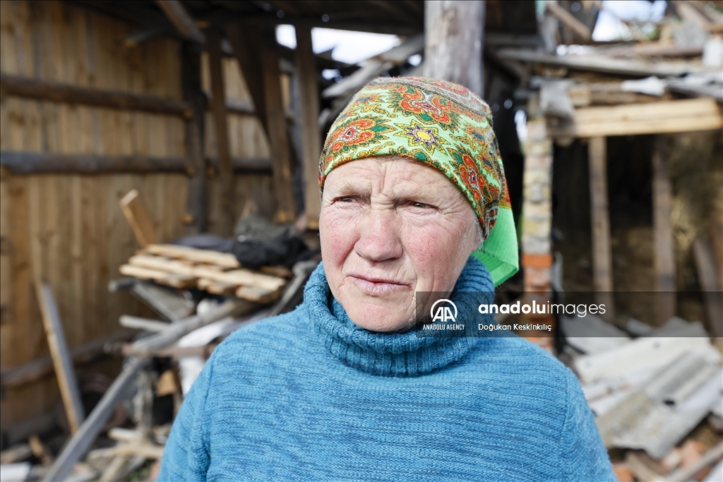 Rus saldırılarında bombalanan Ukrayna'nın Pidgayne köyü harabeye döndü