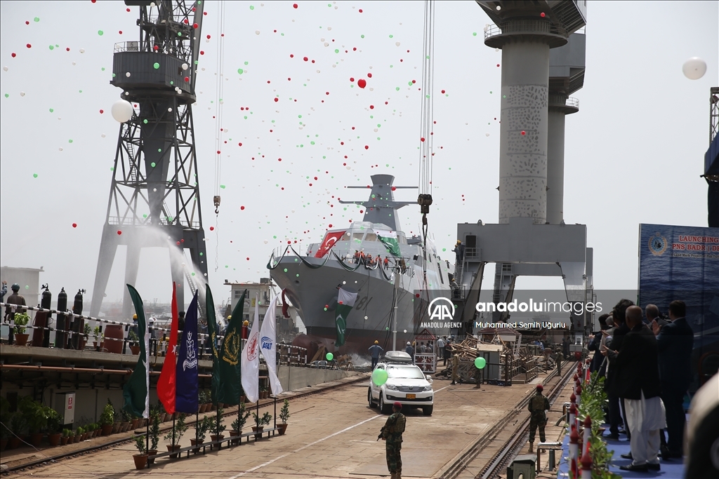 سومین کشتی پروژه میلگم پاکستان «بدر» وارد آب شد 