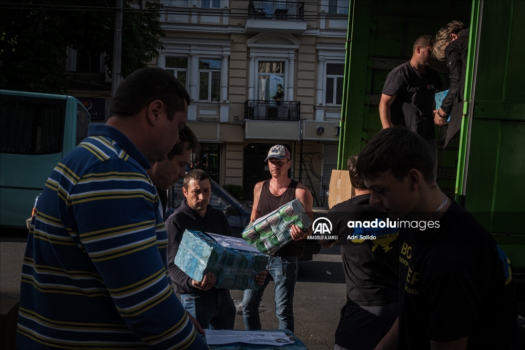 Ukrayna'nın Odessa kentindeki kabul ve yardım merkezi