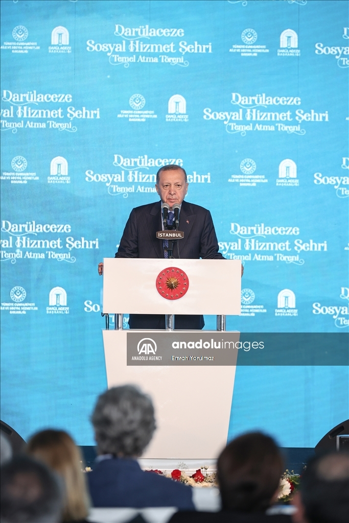 Turkish President participates in the groundbreaking ceremony of the Hospice Social Service Complex in Istanbul
