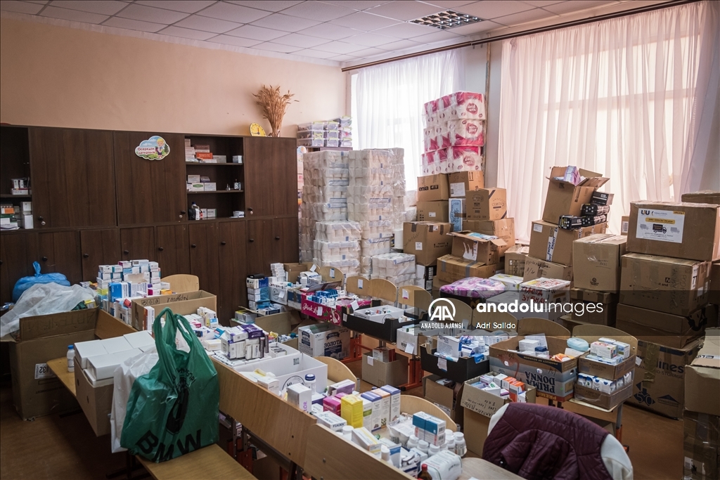 Ukrayna'nın Odessa kentindeki kabul ve yardım merkezi