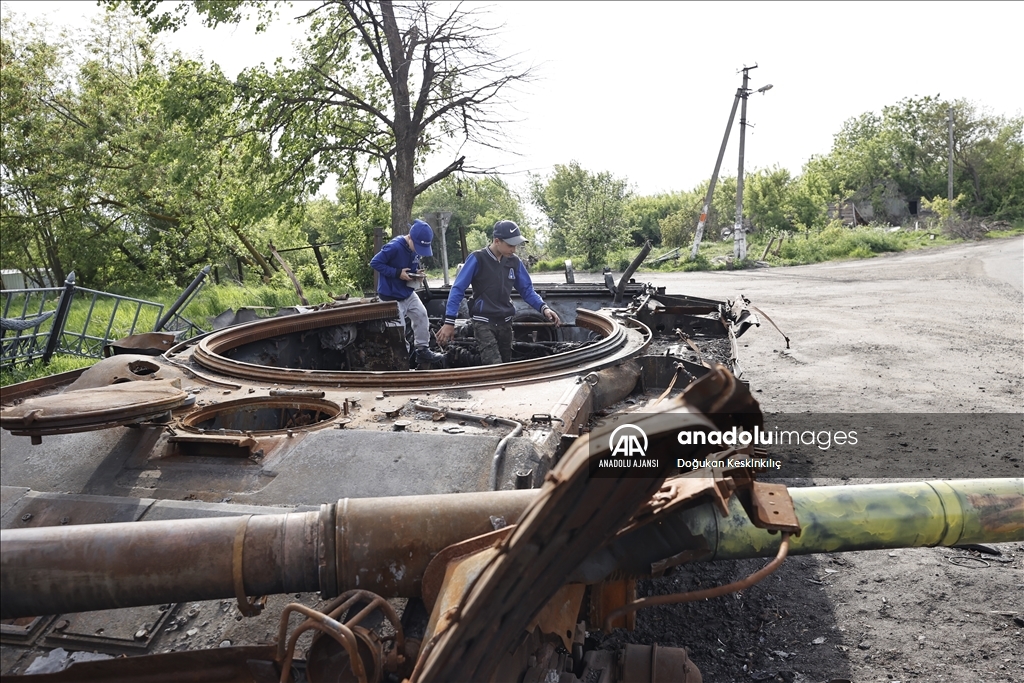 Ukrayna’nın Peremoga köyü sakinleri normale dönmeye çalışıyor
