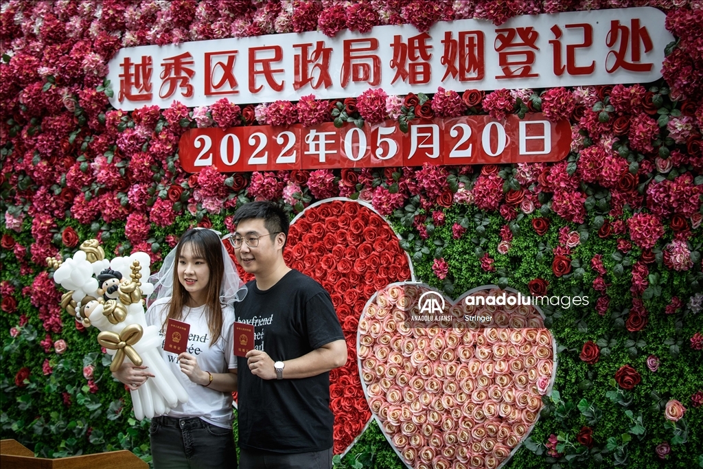 Çin'in Guangzhou kentinde 520 festivali