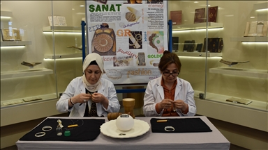 Trabzon'da hasır, kazaziye ve telkari ürünleri sergiyle beğeniye sunuldu