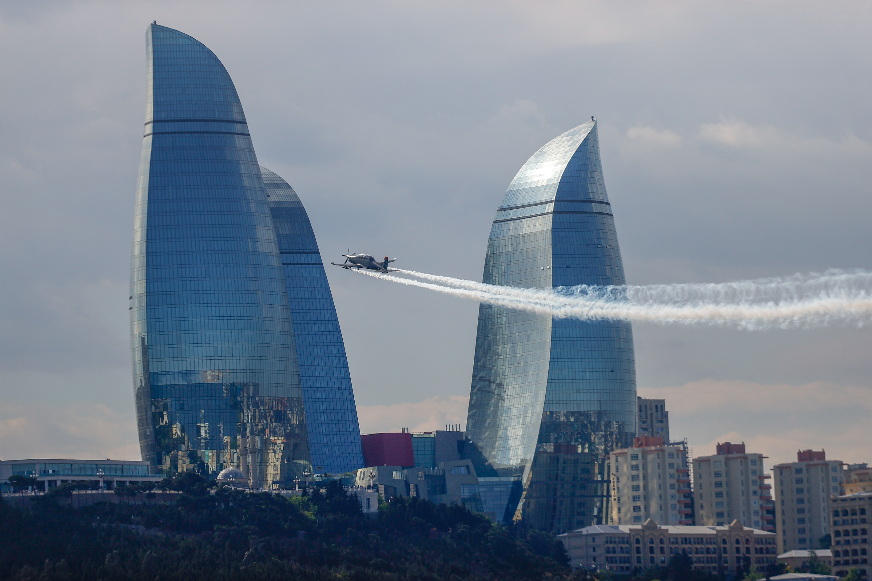 В рамках фестиваля «TEKNOFEST Азербайджан» состоялось авиашоу