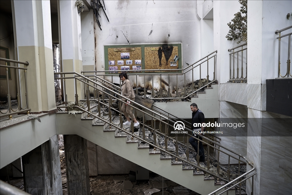 Ukrayna'nın İrpin kentindeki üniversite, Rus saldırılarında siviller için sığınak oldu