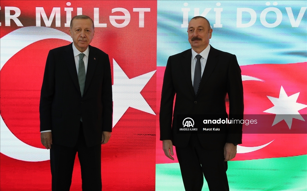 Cumhurbaşkanı Recep Tayyip Erdoğan Bakü'de