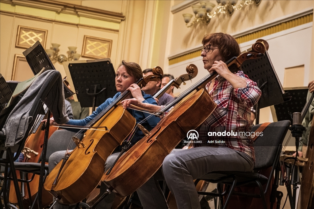 Lviv Ulusal Filarmoni Orkestrası konser düzenledi