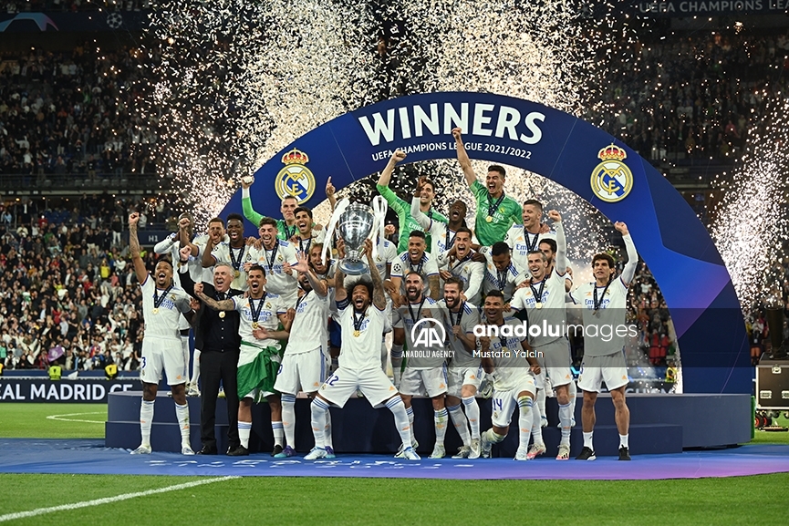 Real Madrid venció 1-0 al Liverpool y se quedó con el título de la Champions League de la UEFA 2022