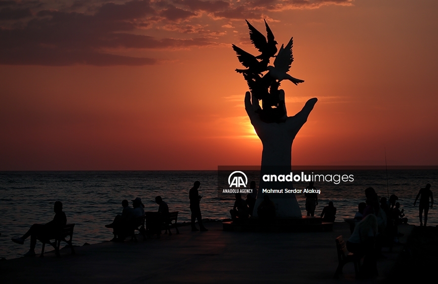 Sunset in Turkiye's Aydin