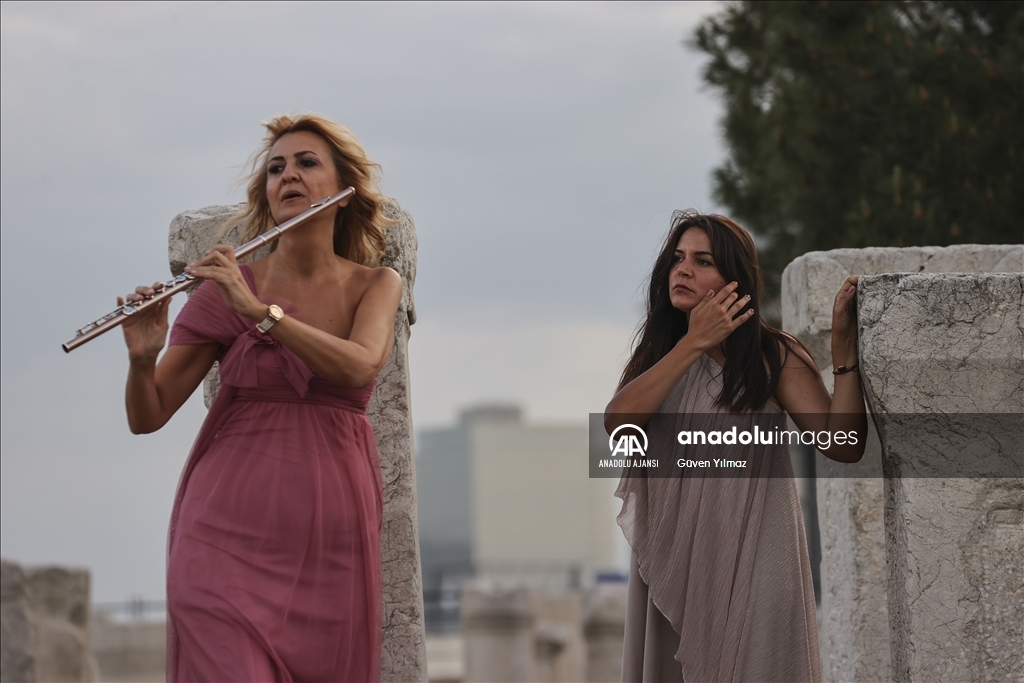 Tarihi Roma Hamamı Trio Patara konserine ev sahipliği yaptı