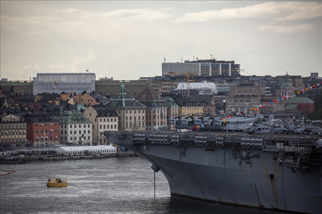 More Than Forty Warships Moor In Stockholm