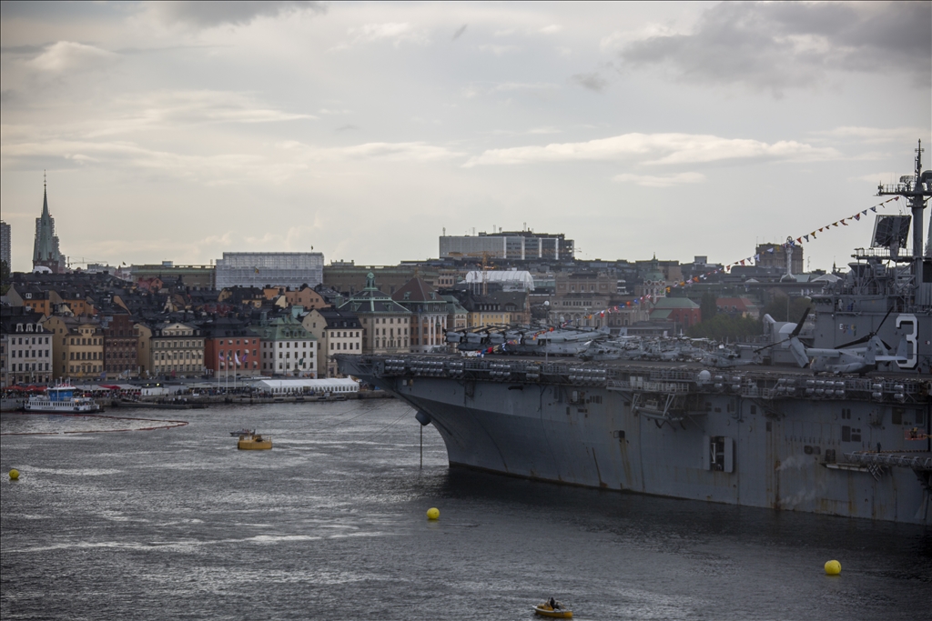 More Than Forty Warships Moor In Stockholm