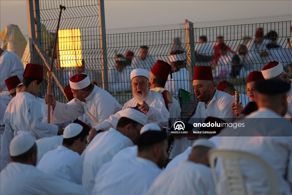 Samiri Yahudileri, Hasat Bayramı'nı Gerizim Dağı'nda kutladı