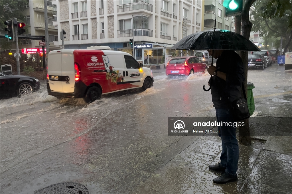 Ankara'da yağmur