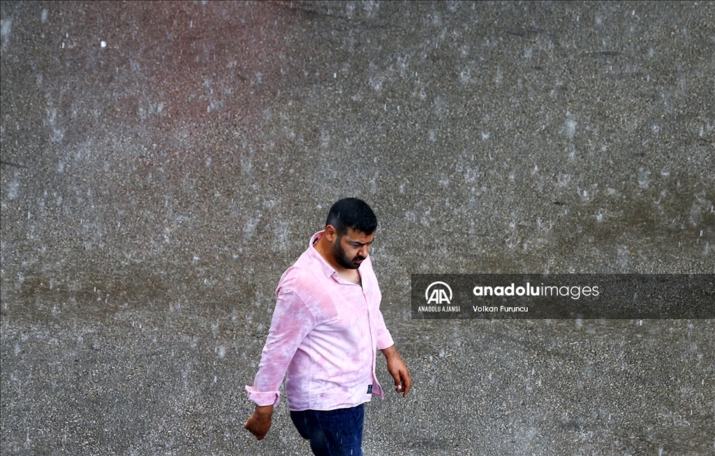Ankara'da şiddetli yağış