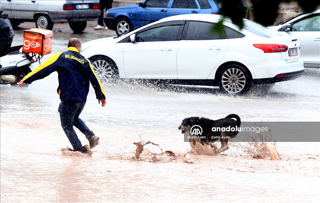 Ankara'da şiddetli yağış