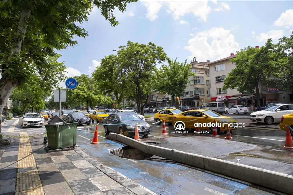 Ankara'da şiddetli yağış