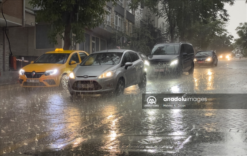 Ankara'da yağmur