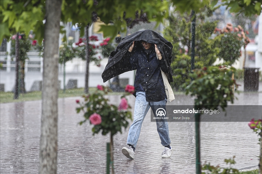 Ankara'da şiddetli yağış