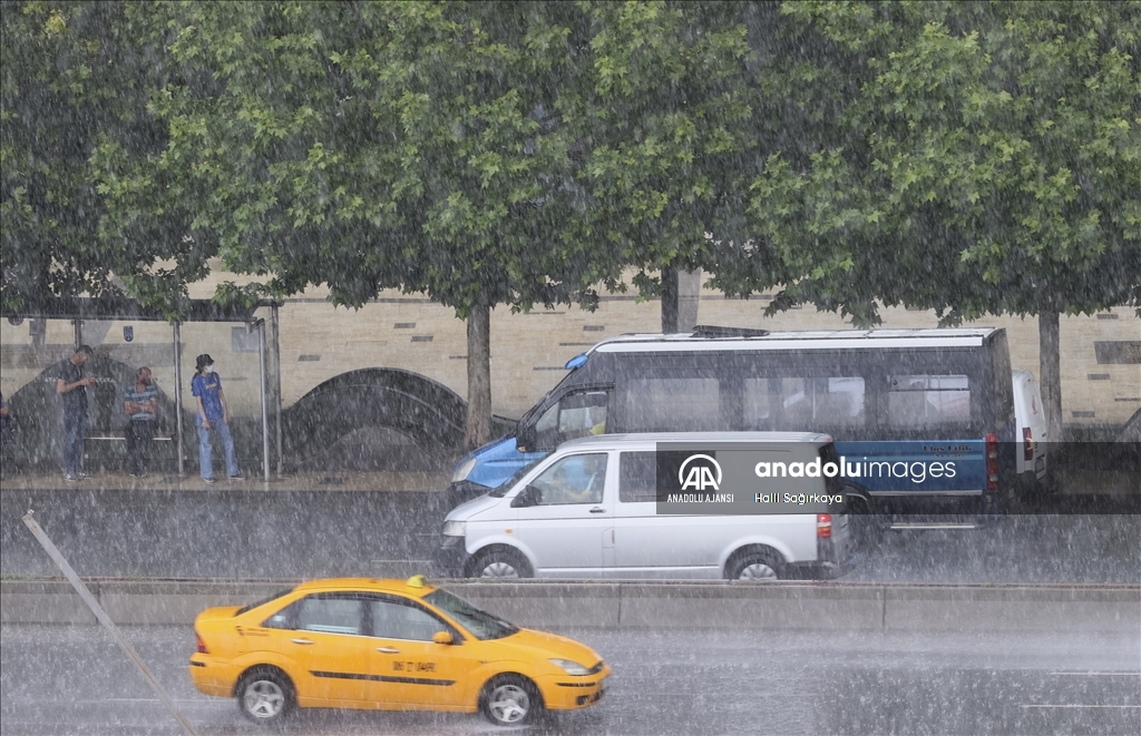Ankara'da şiddetli yağış