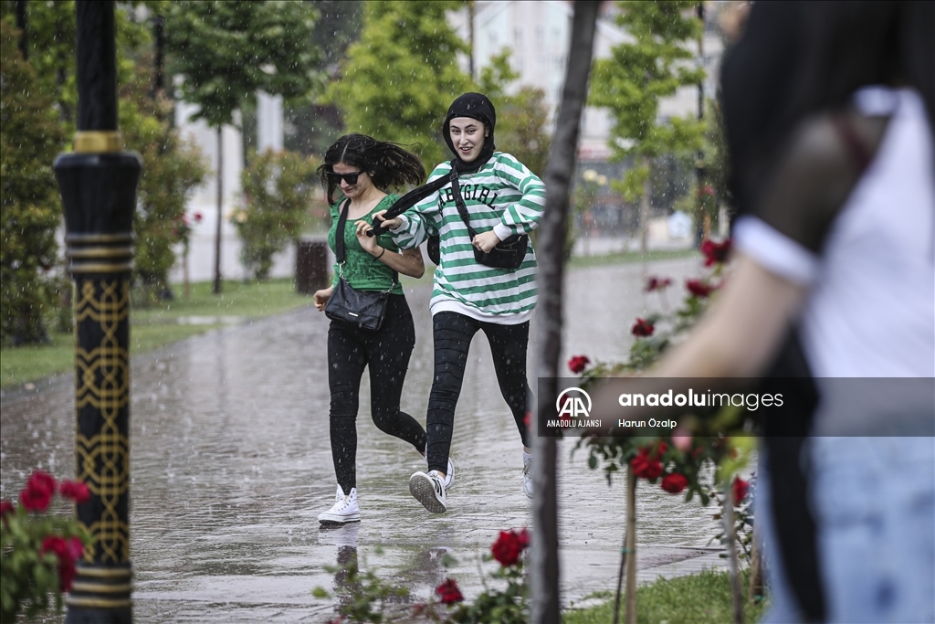 Ankara'da şiddetli yağış
