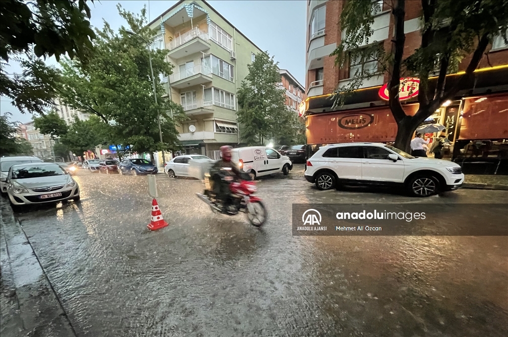 Ankara'da yağmur