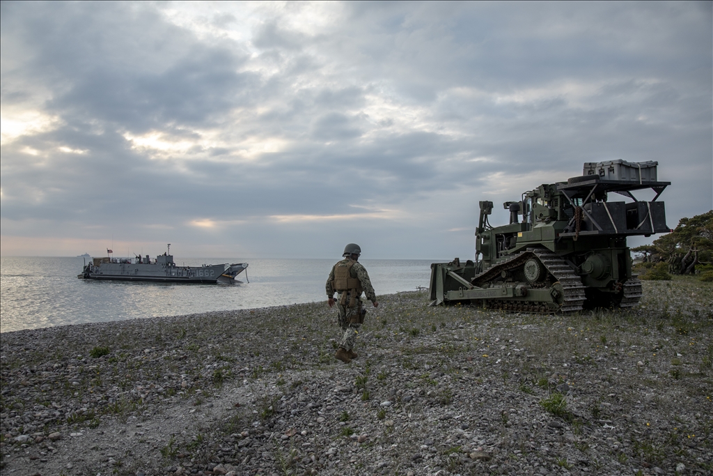 NATO military drill in Gotland