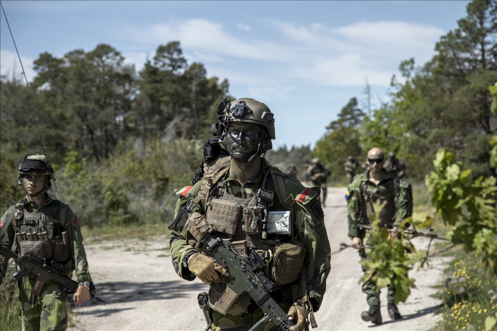 NATO military drill in Gotland