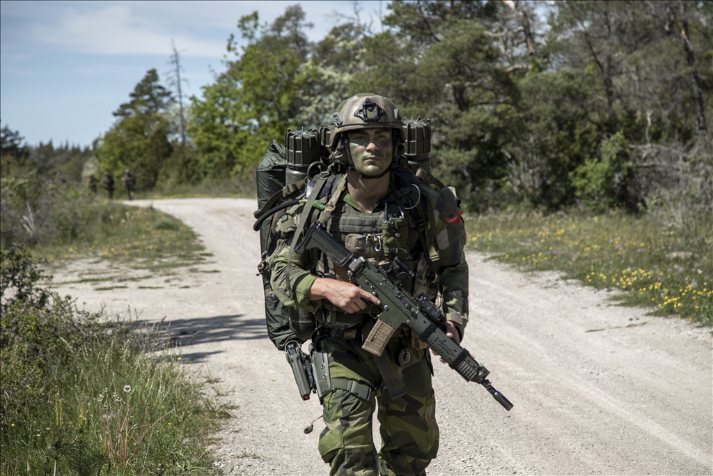 NATO military drill in Gotland