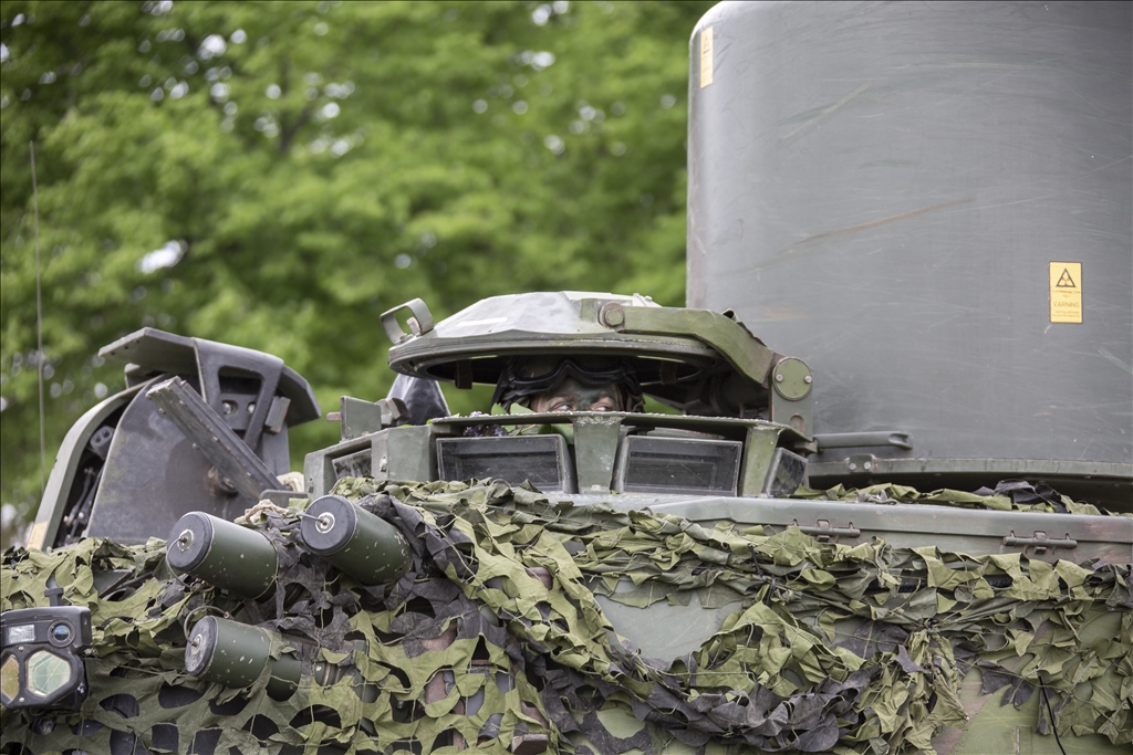NATO military drill in Gotland