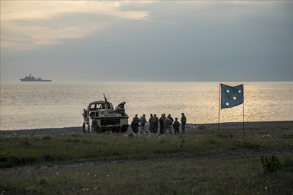 NATO military drill in Gotland