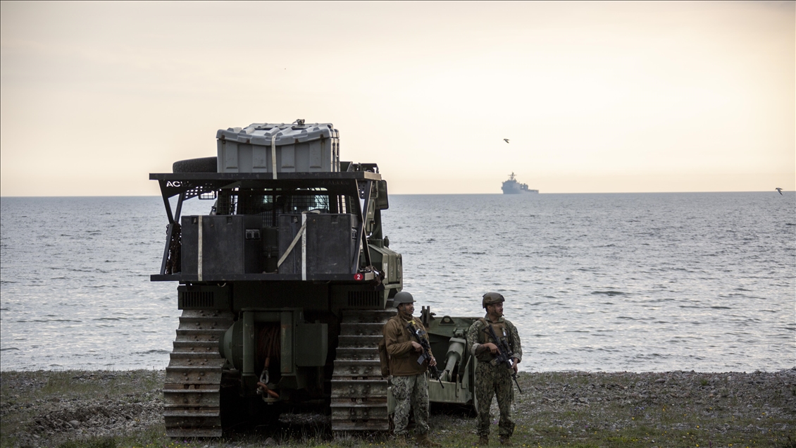 NATO military drill in Gotland