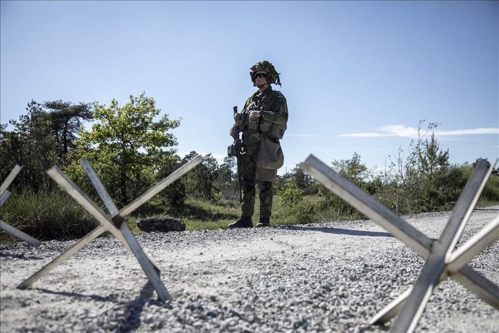 NATO military drill in Gotland