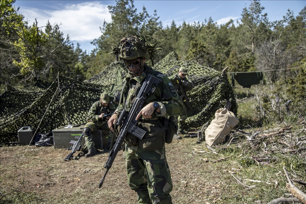 NATO military drill in Gotland