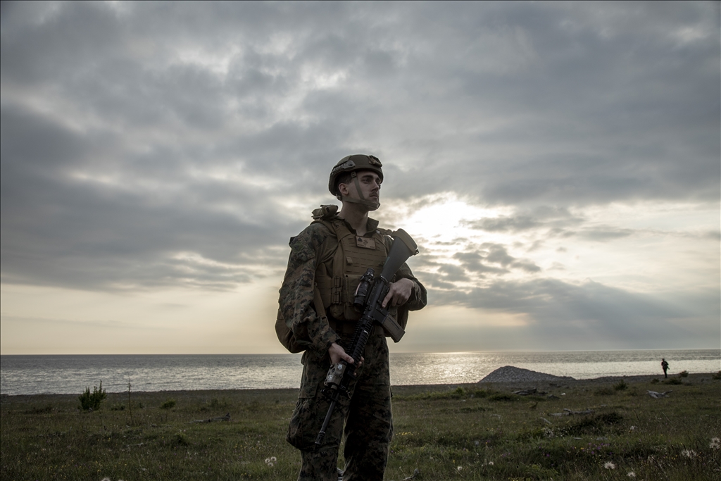 NATO military drill in Gotland