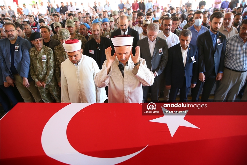 Şehit Piyade Uzman Onbaşı Mehmet Ali Çap, memleketi Gaziantep'te son yolculuğuna uğurlandı
