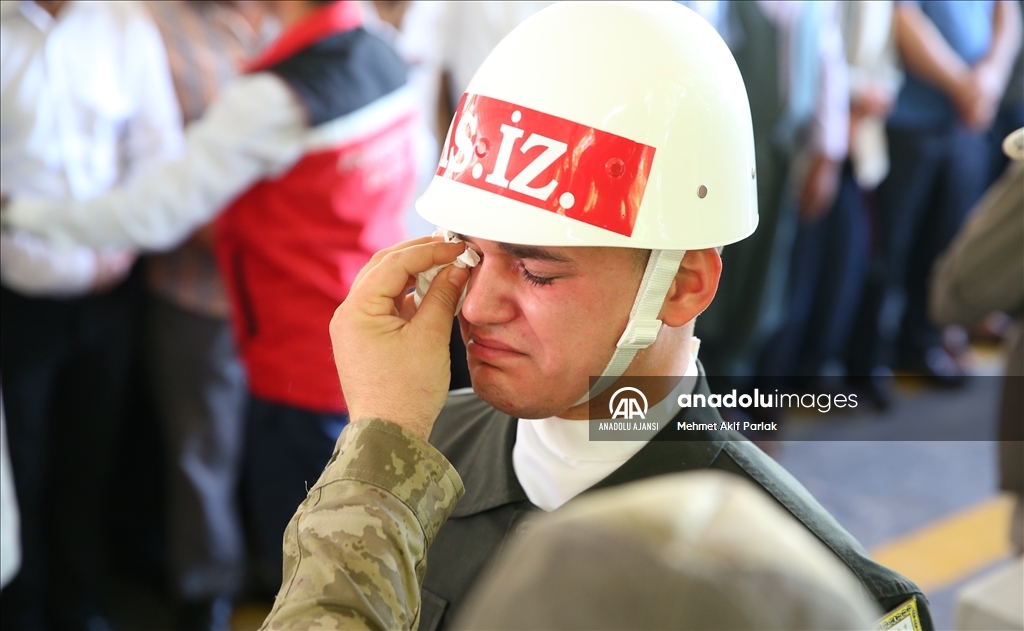 Şehit Piyade Uzman Onbaşı Mehmet Ali Çap, memleketi Gaziantep'te son yolculuğuna uğurlandı