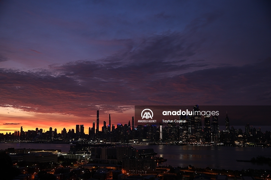 Un amanecer en la ciudad de Nueva York