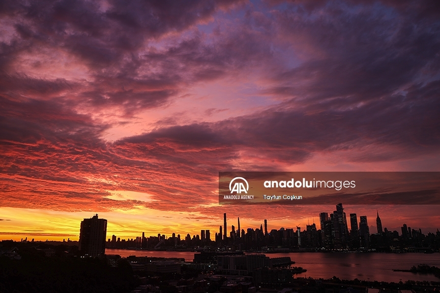 Un amanecer en la ciudad de Nueva York