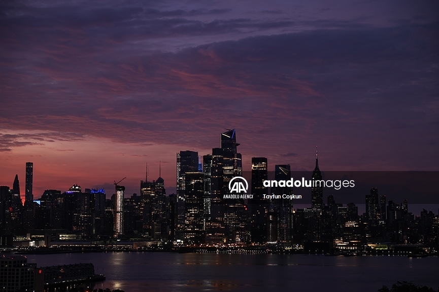Un amanecer en la ciudad de Nueva York