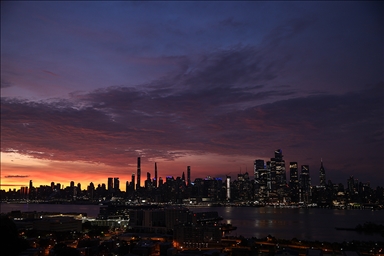 Un amanecer en la ciudad de Nueva York