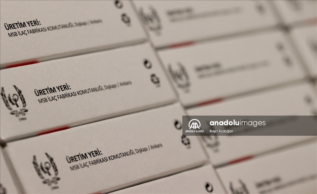 Türk ordusu için stratejik tıbbi malzemeler, MSB İlaç Fabrikası'nın üretim bantlarından iniyor