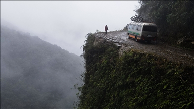 Este es el Camino de la Muerte en Bolivia, una de las carreteras más peligrosas del mundo cerca a La Paz