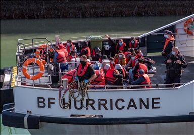 Migrants brought ashore after attempting to cross English Channel
