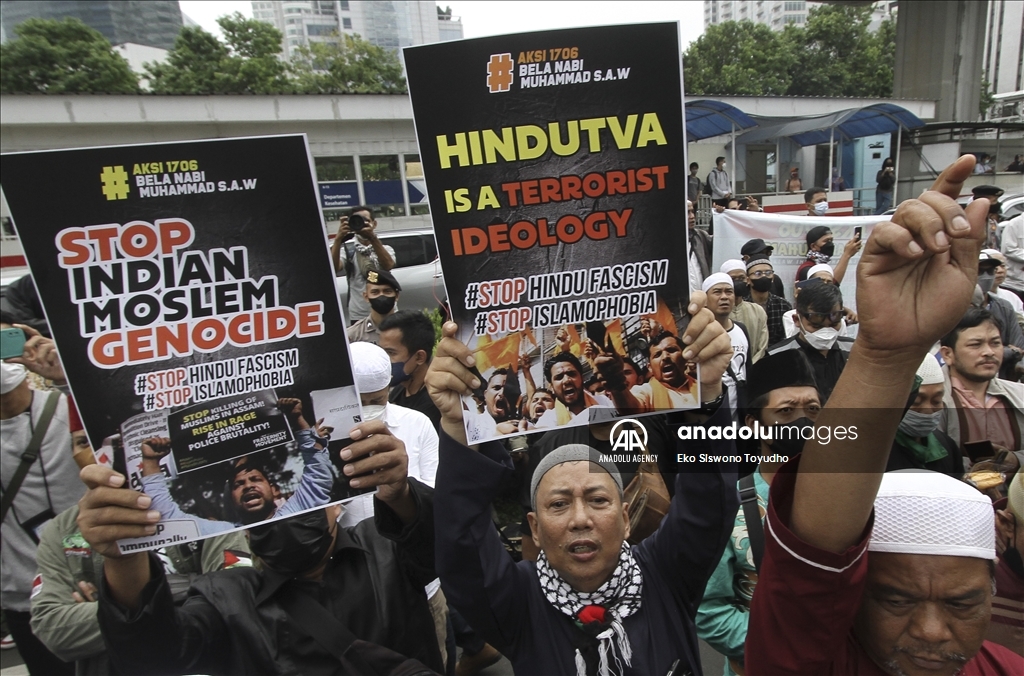 Protes di Kedubes India menentang penghinaan atas Nabi Muhammad