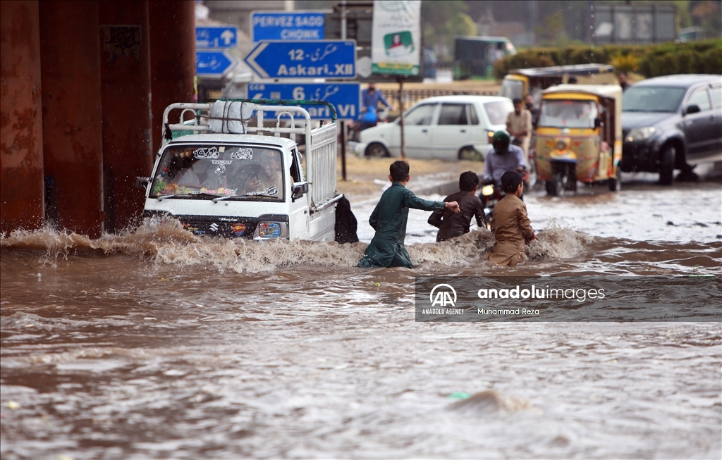 Heavy rain in Pakistan